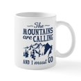 thumbnail image 1 of CafePress - The Mountains Are Calling Mug - 11 oz Ceramic Mug - Novelty Coffee Tea Cup, 1 of 4