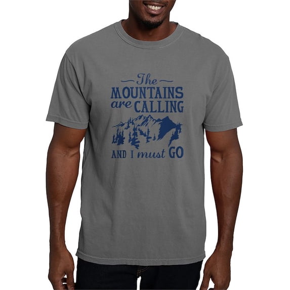 CafePress - The Mountains Are Calling T Shirt - Mens Comfort Colors Shirt