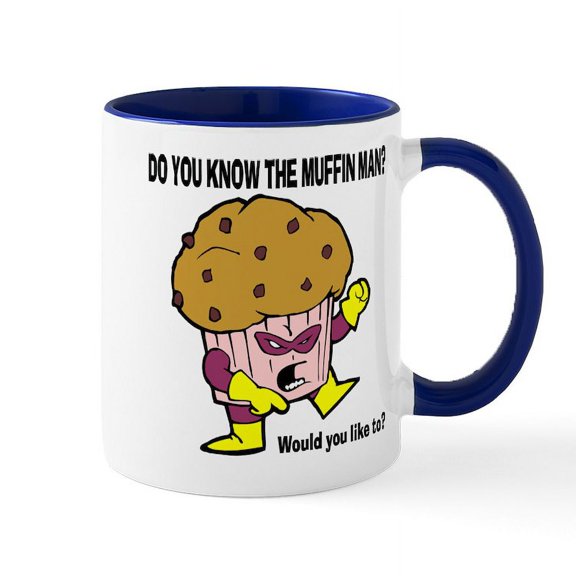 CafePress - The Muffin Man Mug - 11 oz Ceramic Mug - Novelty Coffee Tea Cup