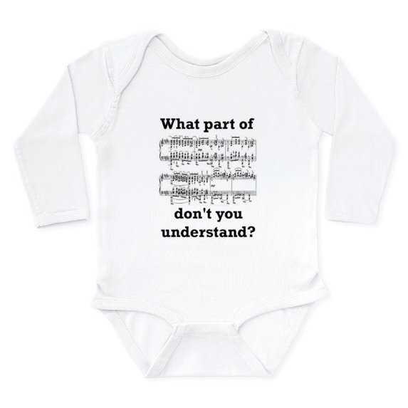 CafePress - The Musician Body Suit - Long Sleeve Cotton Baby Bodysuit