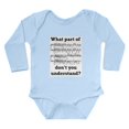 thumbnail image 1 of CafePress - The Musician Body Suit - Long Sleeve Cotton Baby Bodysuit, 1 of 4