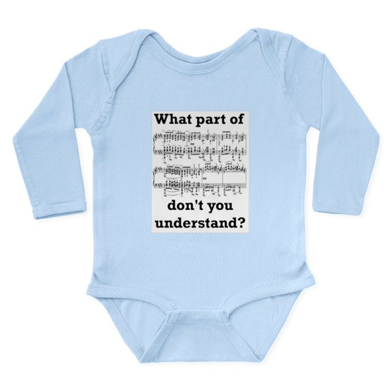 CafePress - The Musician Body Suit - Long Sleeve Cotton Baby Bodysuit