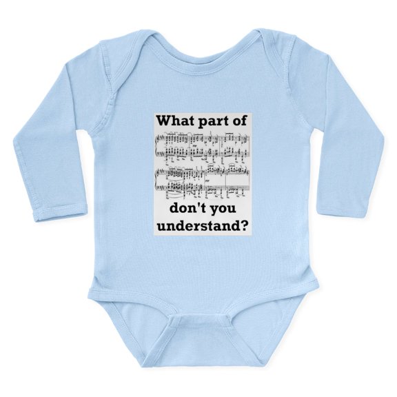 CafePress - The Musician Body Suit - Long Sleeve Cotton Baby Bodysuit