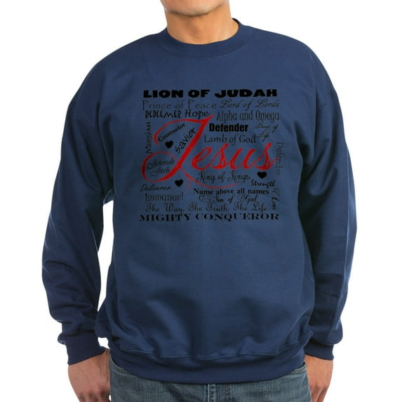 CafePress - The Name Of Jesu Sweatshirt - Classic Crew Neck Sweatshirt