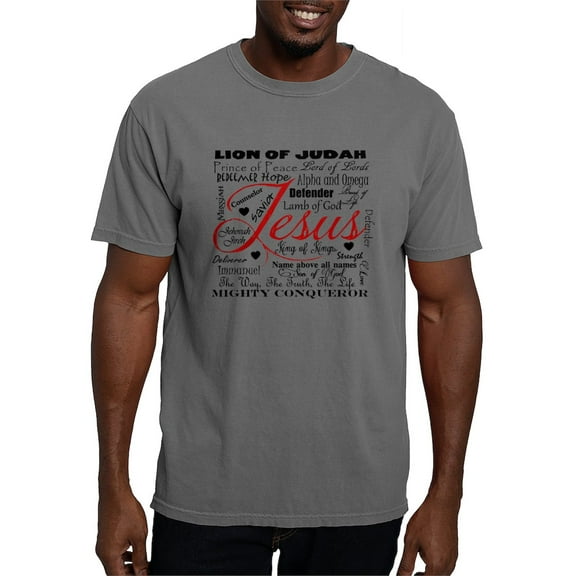 CafePress - The Name Of Jesus Men's Comfort Colors® T Shirt - Mens Comfort Colors Shirt