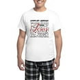 thumbnail image 1 of CafePress - The Name Of Jesus Men's Light Pajamas - Men's Light Loose Fit Cotton Pajama Set, 1 of 7