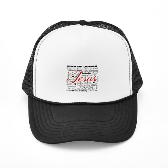 CafePress - The Name Of Jesus - Adjustable Unisex Printed Trucker Hat with Mesh Back
