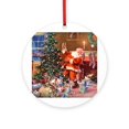 thumbnail image 1 of CafePress - The Night Before Christmas -  Round Wood Ornament 4", 1 of 2