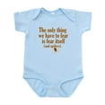 thumbnail image 1 of CafePress - The Only Thing We Have To Fear... Infant Bodysuit - Baby Light Bodysuit, Size Newborn - 24 Months, 1 of 4