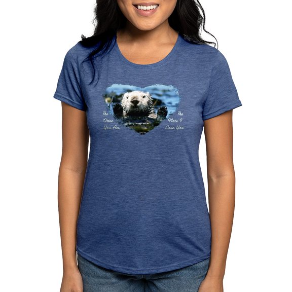 CafePress - The Otter You Are Women's Deluxe T Shirt - Womens Tri-blend T-Shirt