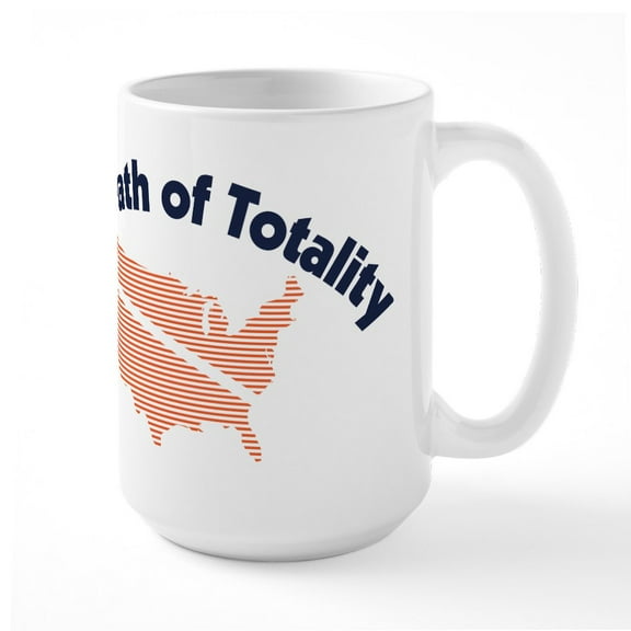 CafePress - The Path Of Totality - 15 oz Ceramic Large White Novelty Mug