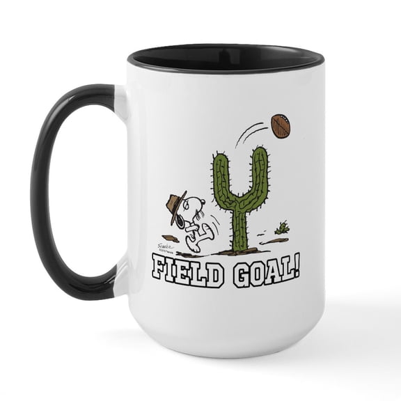 CafePress - The Peanuts Gang: Spike Large Mug - 15 oz Ceramic Large White Novelty Mug