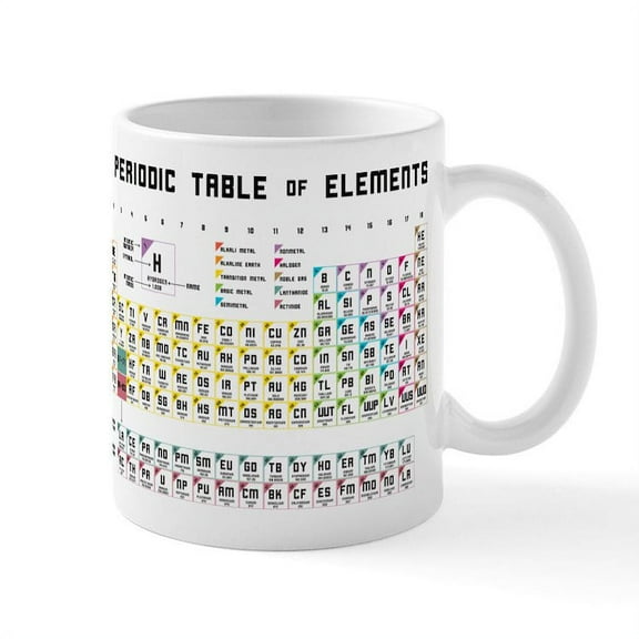 CafePress - The Periodic Table Of Elements - 11 oz Ceramic Mug - Novelty Coffee Tea Cup