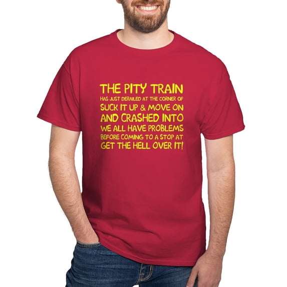CafePress - The Pity Train Dark T Shirt - Men's Classic Graphic Cotton T-Shirt