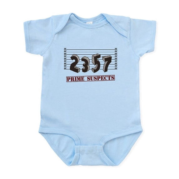 CafePress - The Prime Number Suspects - Baby Light Bodysuit, Size Newborn - 24 Months