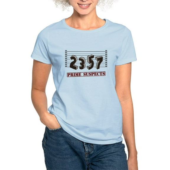 CafePress - The Prime Number Suspects T Shirt - Women's Classic T-Shirt
