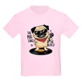thumbnail image 1 of CafePress - The Pug Sings The Blues Kids T Shirt - Light Classic Kids Graphic, Short Sleeve T-Shirt, Sizes XS-XL, 1 of 4
