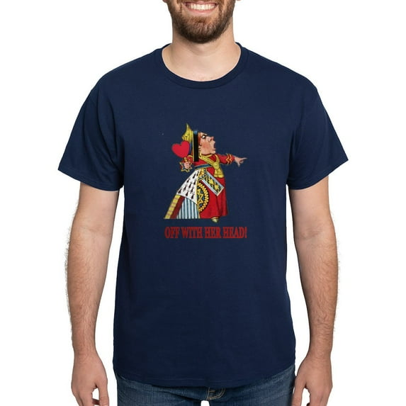 CafePress - The Queen Of Hearts Dark T Shirt - Men's Classic Graphic Cotton T-Shirt