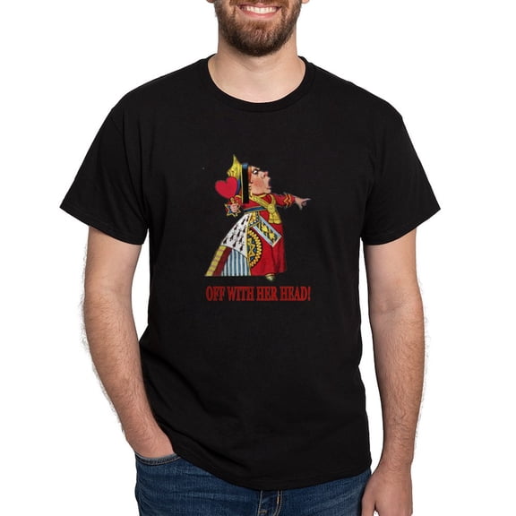 CafePress - The Queen Of Hearts Dark T Shirt - Men's Classic Graphic Cotton T-Shirt