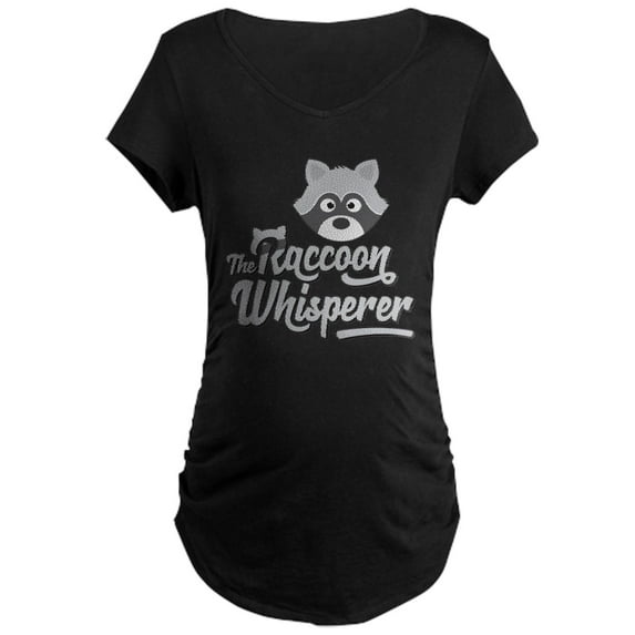 CafePress - The Raccoon Whisperer Maternity Dark T Shirt - Maternity Dark T-Shirt
