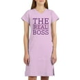 thumbnail image 1 of CafePress - The Real Boss - Women's Nightshirt, 1 of 4