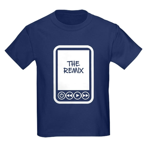 CafePress - The Remix Kids Dark T Shirt - Dark T-Shirt Kids XS-XL