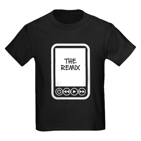 CafePress - The Remix Kids Dark T Shirt - Dark T-Shirt Kids XS-XL