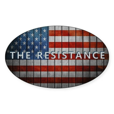 CafePress - The Resistance - Sticker (Oval)