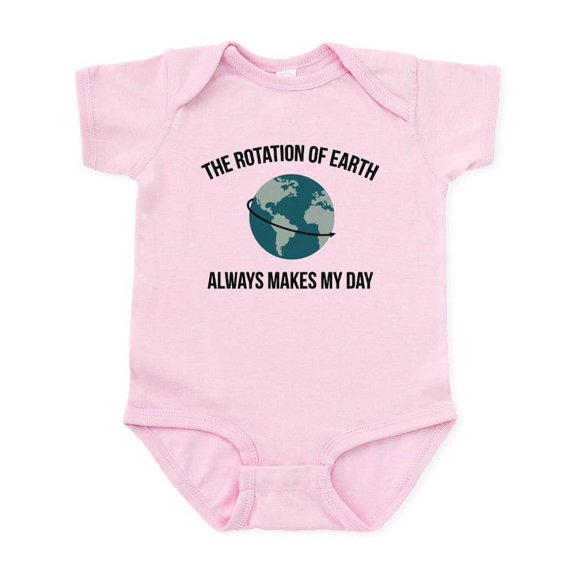 CafePress - The Rotation Of Earth Body Suit - Baby Light Bodysuit, Size Newborn - 24 Months