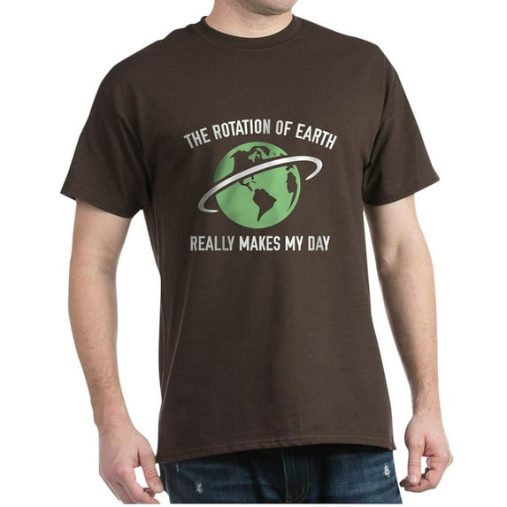CafePress - The Rotation Of The Earth Dark T Shirt - Men's Classic Graphic Cotton T-Shirt