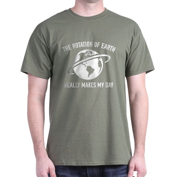 CafePress - The Rotation Of The Earth Dark T Shirt - Men's Classic Graphic Cotton T-Shirt