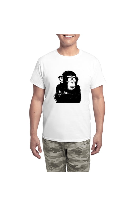 - The Shady Monkey Men's Light Pajamas - Men's Light Loose Fit Cotton Pajama Set