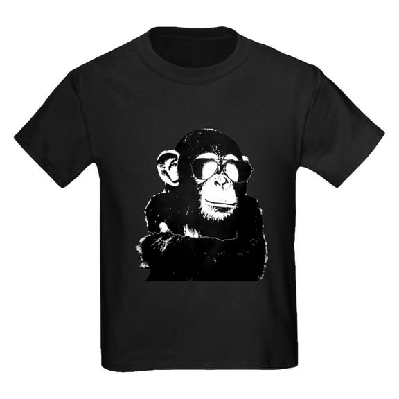 CafePress - The Shady Monkey T Shirt - Dark T-Shirt Kids XS-XL