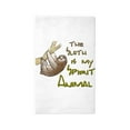 thumbnail image 1 of CafePress - The Sloth Is My Spirit Animal - 3'x5' Decorative Area Rug, Fabric Throw Rug, 1 of 5