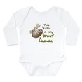 thumbnail image 1 of CafePress - The Sloth Is My Spirit Animal Body Suit - Long Sleeve Cotton Baby Bodysuit, 1 of 4
