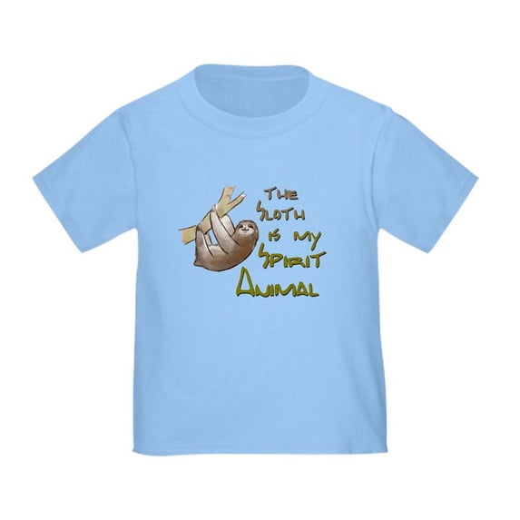 CafePress - The Sloth Is My Spirit Animal T Shirt - Cute Toddler T-Shirt, 100% Cotton