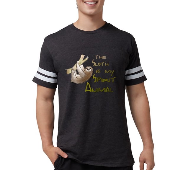 CafePress - The Sloth Is My Spirit Animal T Shirt - Mens Football Shirt