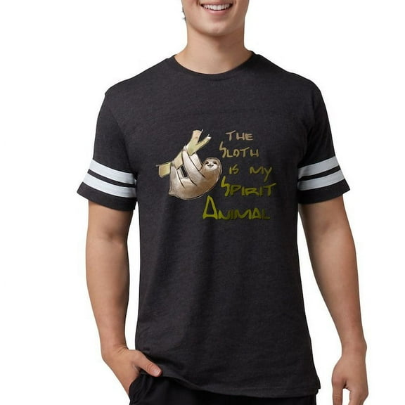 CafePress - The Sloth Is My Spirit Animal T Shirt - Mens Football Shirt