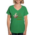 thumbnail image 1 of CafePress - The Sloth Is My Spirit Animal T Shirt - Women's V-Neck Dark T-Shirt, 1 of 4