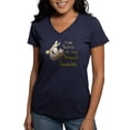 thumbnail image 1 of CafePress - The Sloth Is My Spirit Animal T Shirt - Women's V-Neck Dark T-Shirt, 1 of 4
