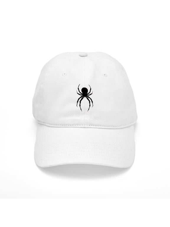 - The Spider Cap - Adjustable 100% Brushed Unisex Casual Cotton Baseball Cap, Beige, 1