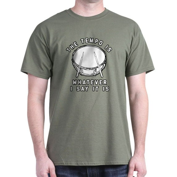 CafePress - The Tempo Is Whatever I Say It Is Dark T Shirt - Men's Classic Graphic Cotton T-Shirt