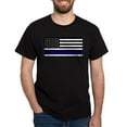 thumbnail image 1 of CafePress - The Thin Blue Line T Shirt - Men's Classic Graphic Cotton T-Shirt, 1 of 4