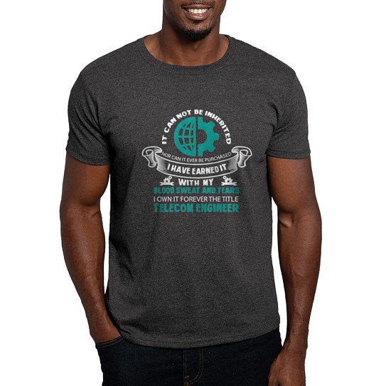 CafePress - The Title Telecom Engineer T Shirt T Shirt - Men's Classic Cotton T-Shirts