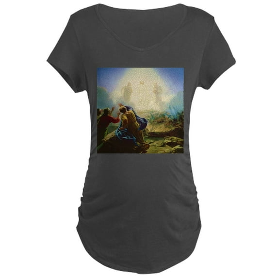 CafePress - The Transfiguration Of Jesus Maternity T Shirt - Maternity Dark T-Shirt
