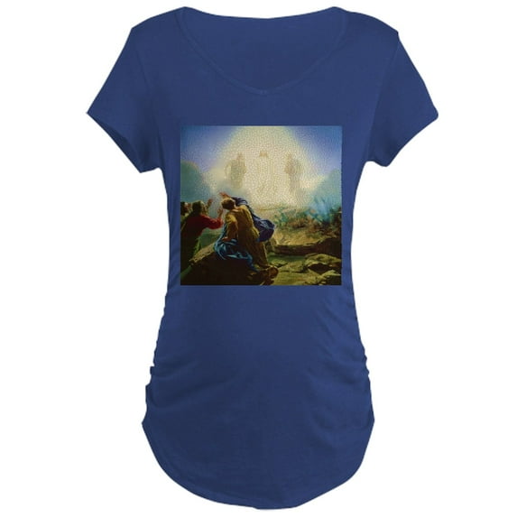 CafePress - The Transfiguration Of Jesus Maternity T Shirt - Maternity Dark T-Shirt