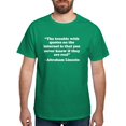 thumbnail image 1 of CafePress - The Trouble With The Internet T Shirt - Men's Classic Graphic Cotton T-Shirt, 1 of 4