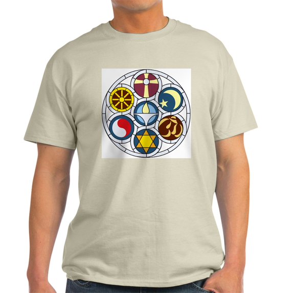 CafePress - The UU Church Rockford Rehnberg Windo T Shirt - Light T-Shirt - CP