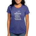 thumbnail image 1 of CafePress - The Universe Is Made Of Protons Neutrons Electrons - Womens Tri-blend T-Shirt, 1 of 4