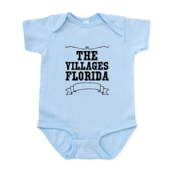 CafePress - The Villages Florida Body Suit - Baby Light Bodysuit, Size Newborn - 24 Months